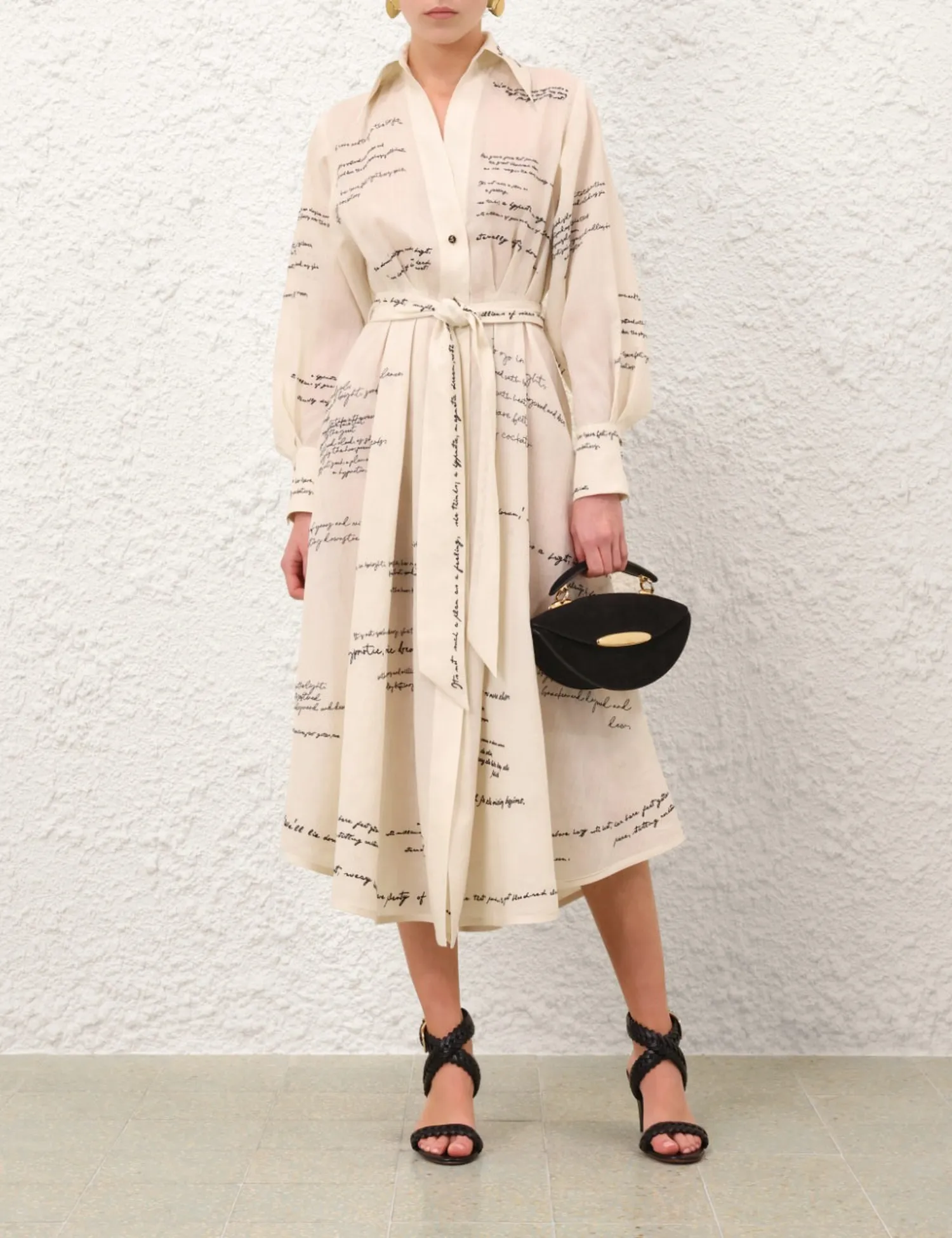 Dream Embroidered Shirt Dress (1) Dream Embroidered Shirt Dress - Image 1