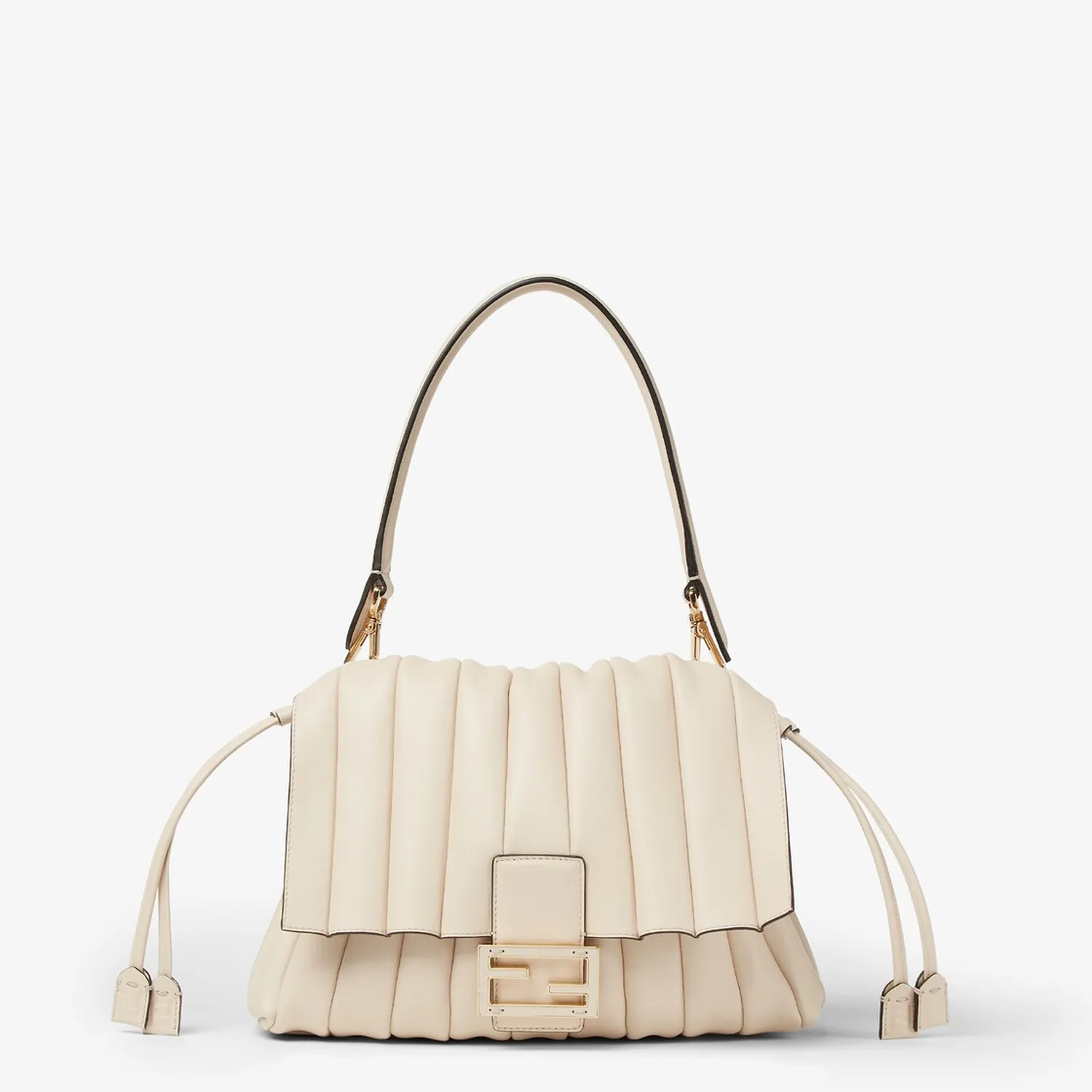 Mamma Baguette Medium (1) Mamma Baguette Medium Pleated Leather Bag - Image 1